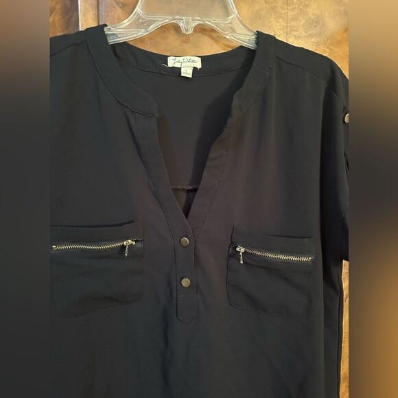 Lily white black blouse - Picture 2 of 7
